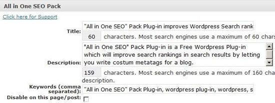 All in One SEO Pack