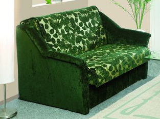Зеленый мягкий диван